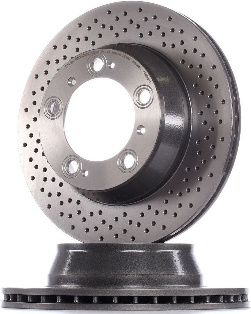 BREMBO 09.6665.11 Bremsscheibe OE 99635240103 kompatibel mit 911