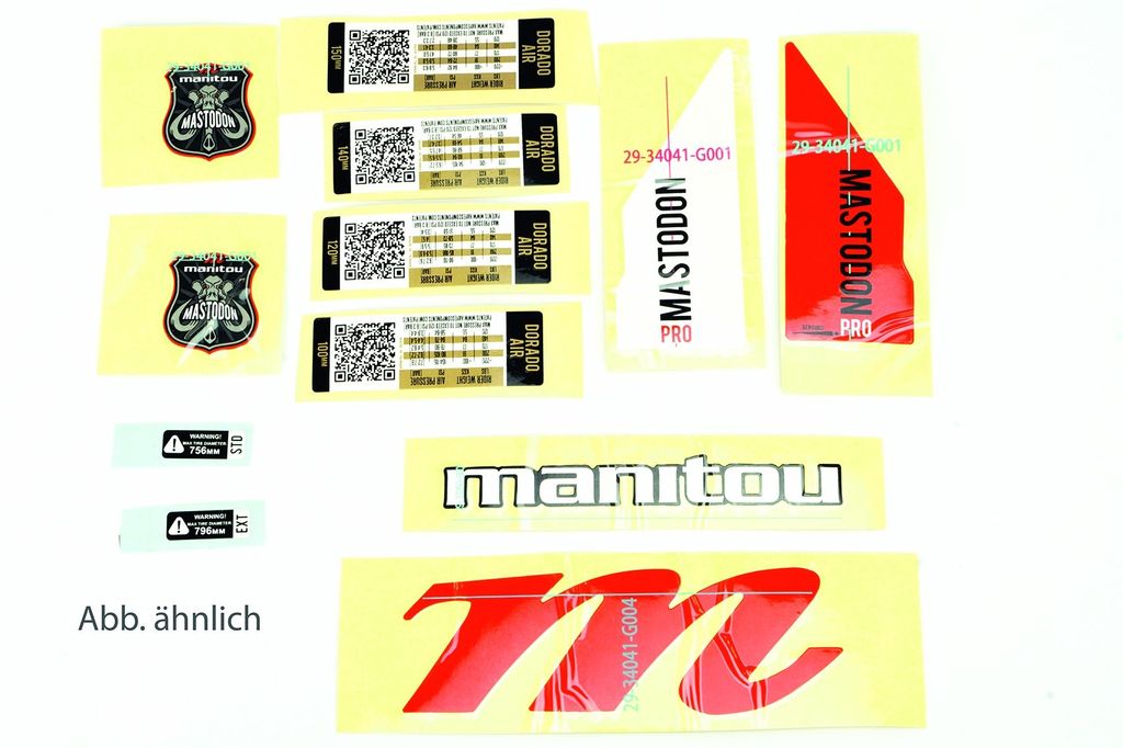 Manitou Dekorsatz Manitou Gabeln 27.5/29 Markhor Boost - frisches Gabeldesign...