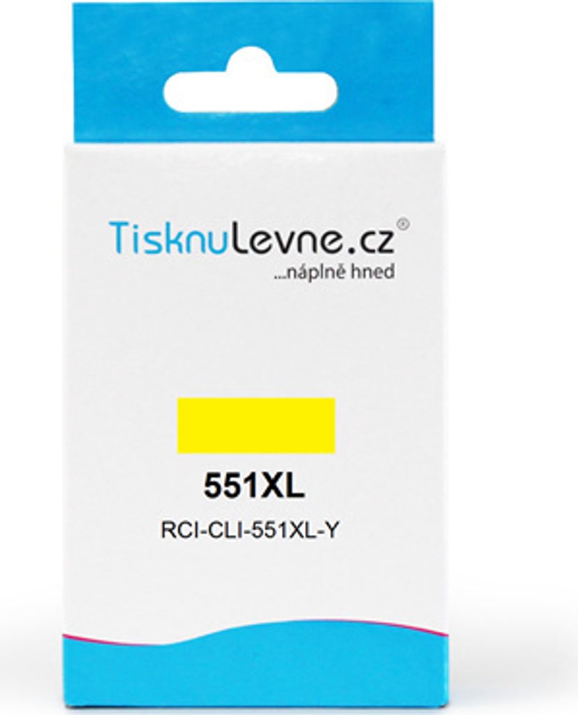 Tablett TisknuLevne.cz 551XL CLI-551XL-Y (Gelb)