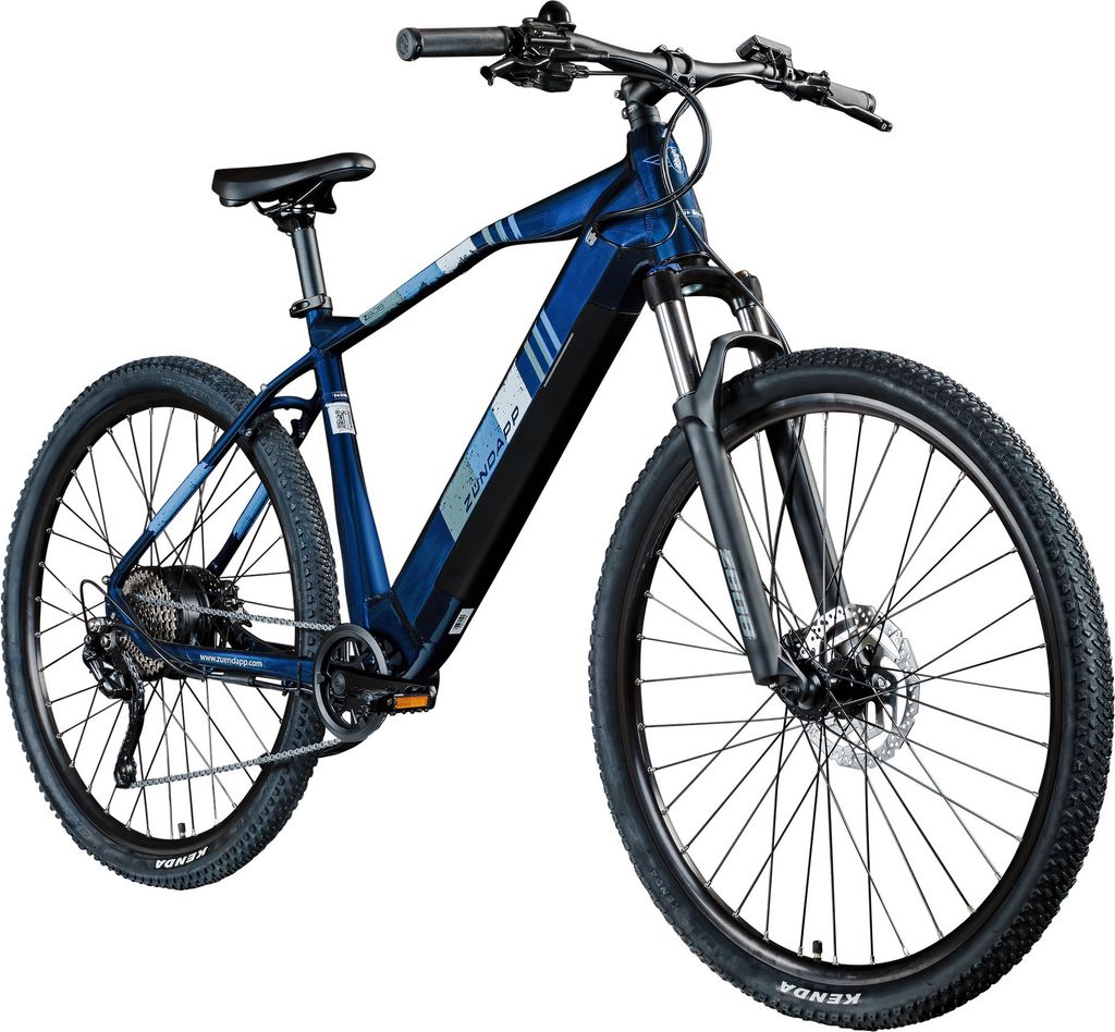 Zündapp Z808 E Bike für Damen und Herren ab 160 cm Mountainbike 29 Zoll E MTB Hardtail dunkelblau