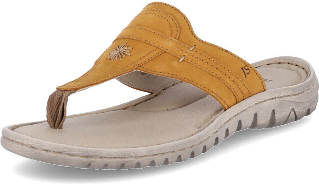 Josef Seibel Lucia 09 Zehentrenner in Übergrößen Gelb 63809 869 800 große Damenschuhe