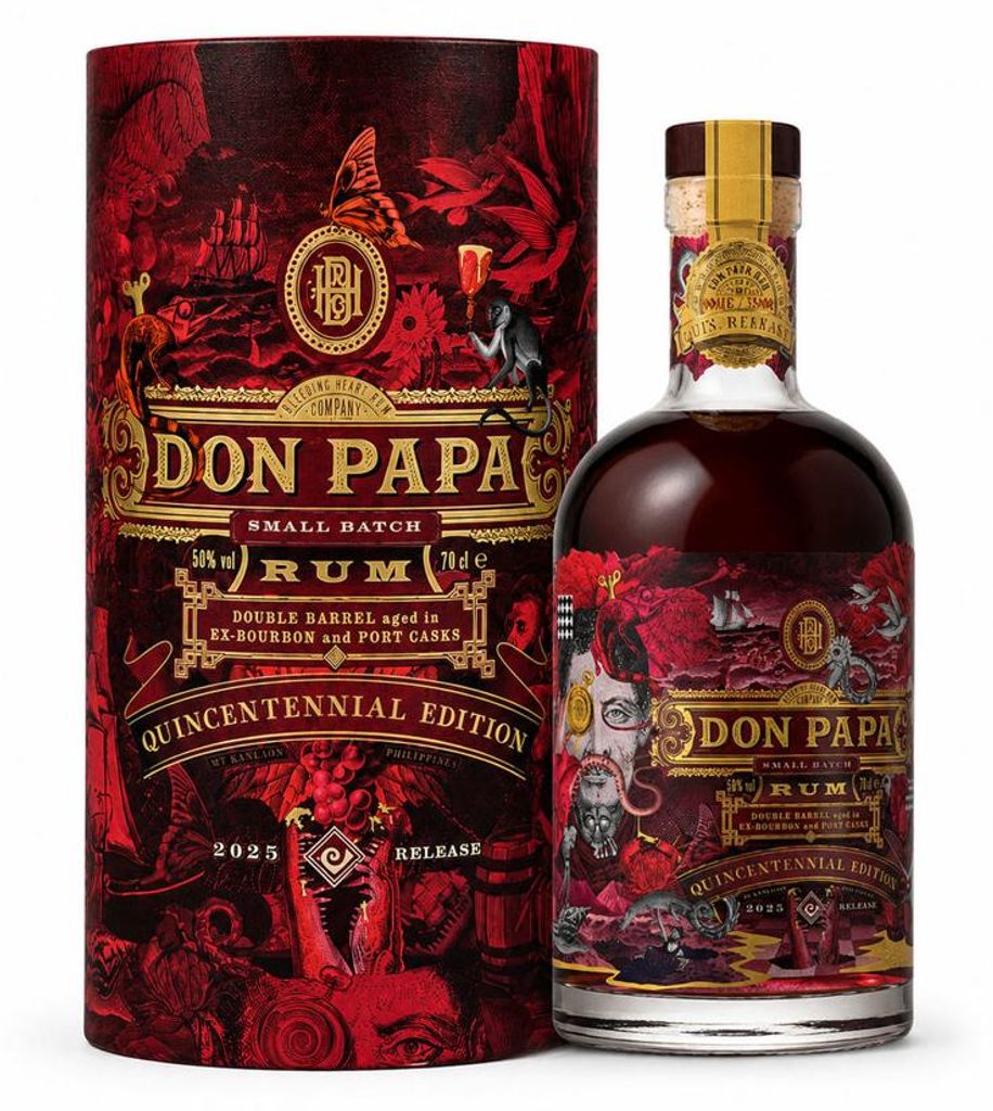Don Papa Quincentennial 2025 Edition Port Cask Rum, 50% Produktbild 