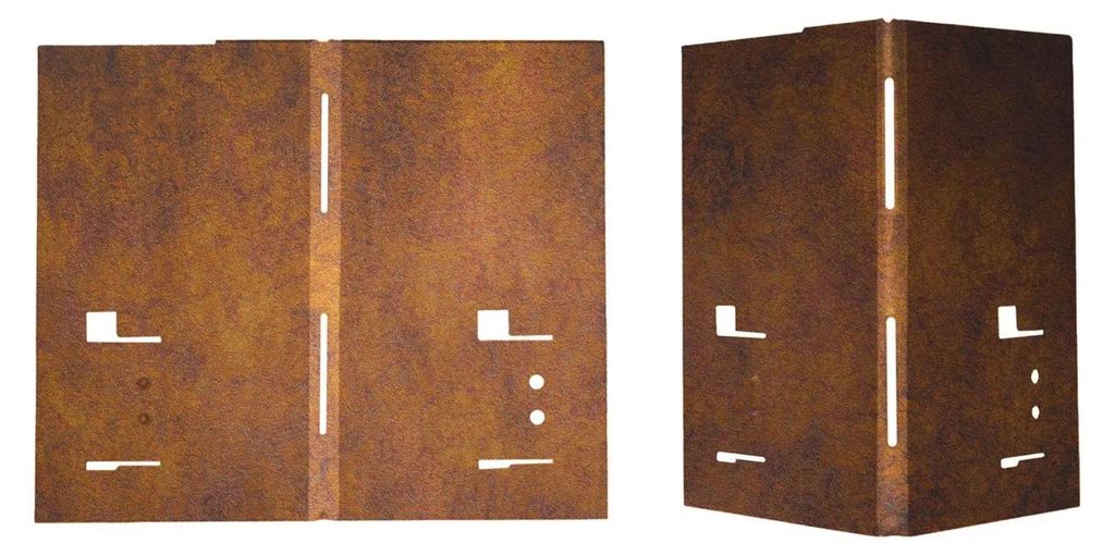 Angolo per il bordure per aiuole acciaio corten, cordoli Immagine del prodotto 