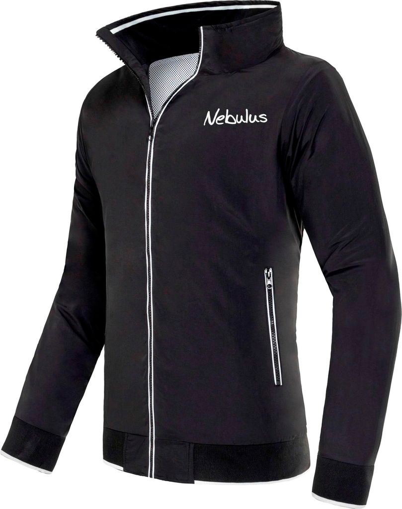 Nebulus Jacke AIRJACK Sommer Herren, leichte Jacke, praktische & vielseitige Übergangsjacke, P6480 - Herren, schwarz, M