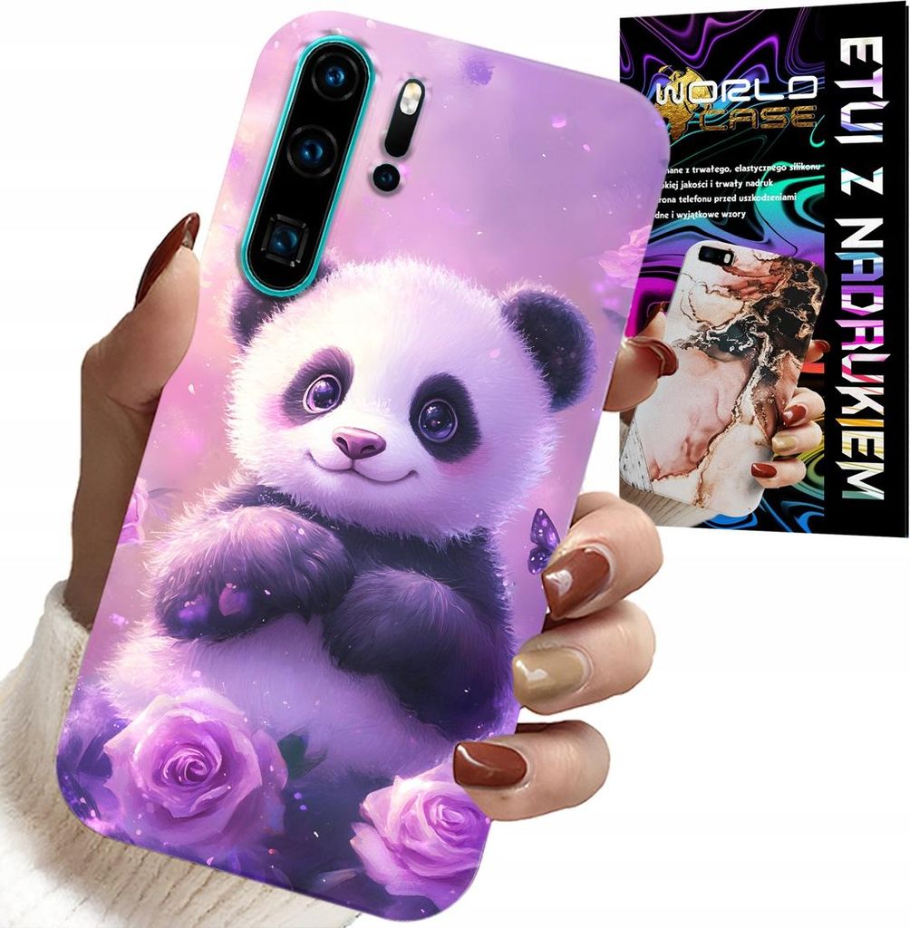 Tasche Für Huawei P30 Pro - Süsser Panda Designs Für Kinder + Film