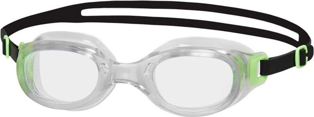 Speedo - "Futura Classic" Schwimmbrille für Herren/Damen Unisex CS1477 (Einheitsgröße) (Grün/Transparent)