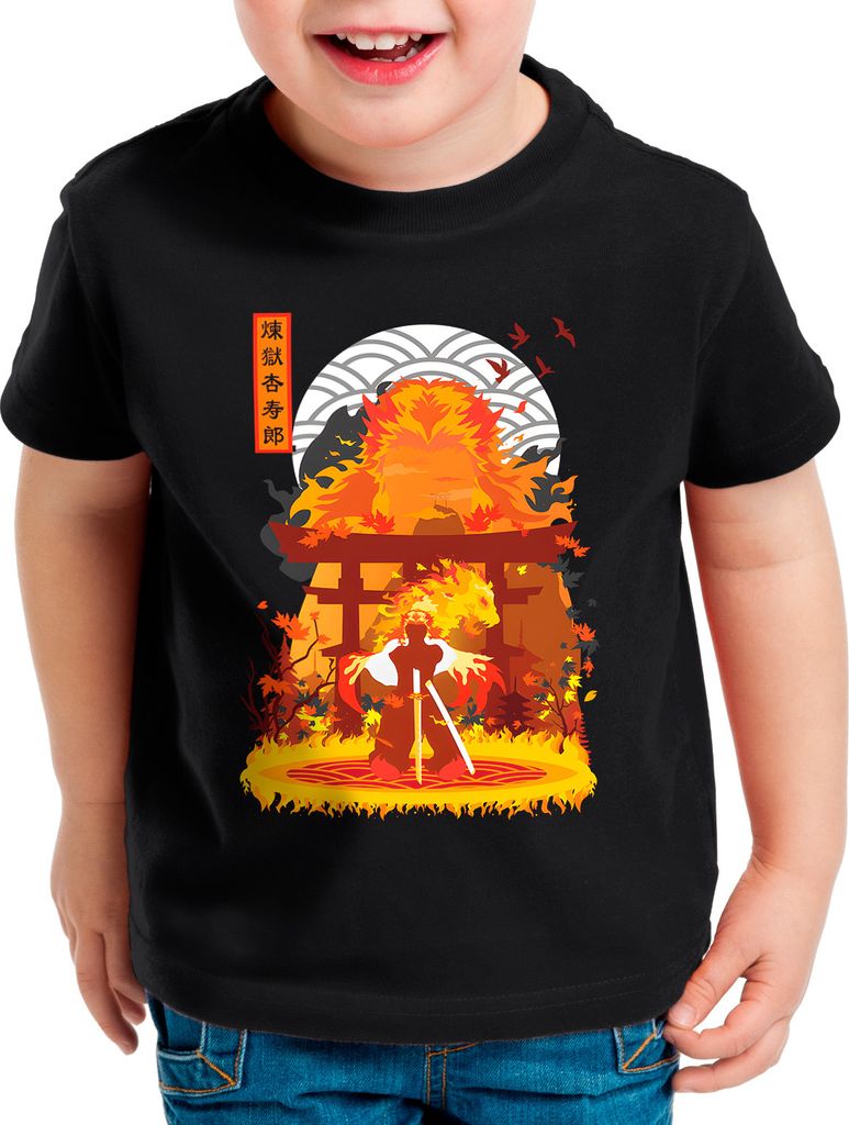 style3 Eternal Rengoku Kinder T-Shirt anime japan manga