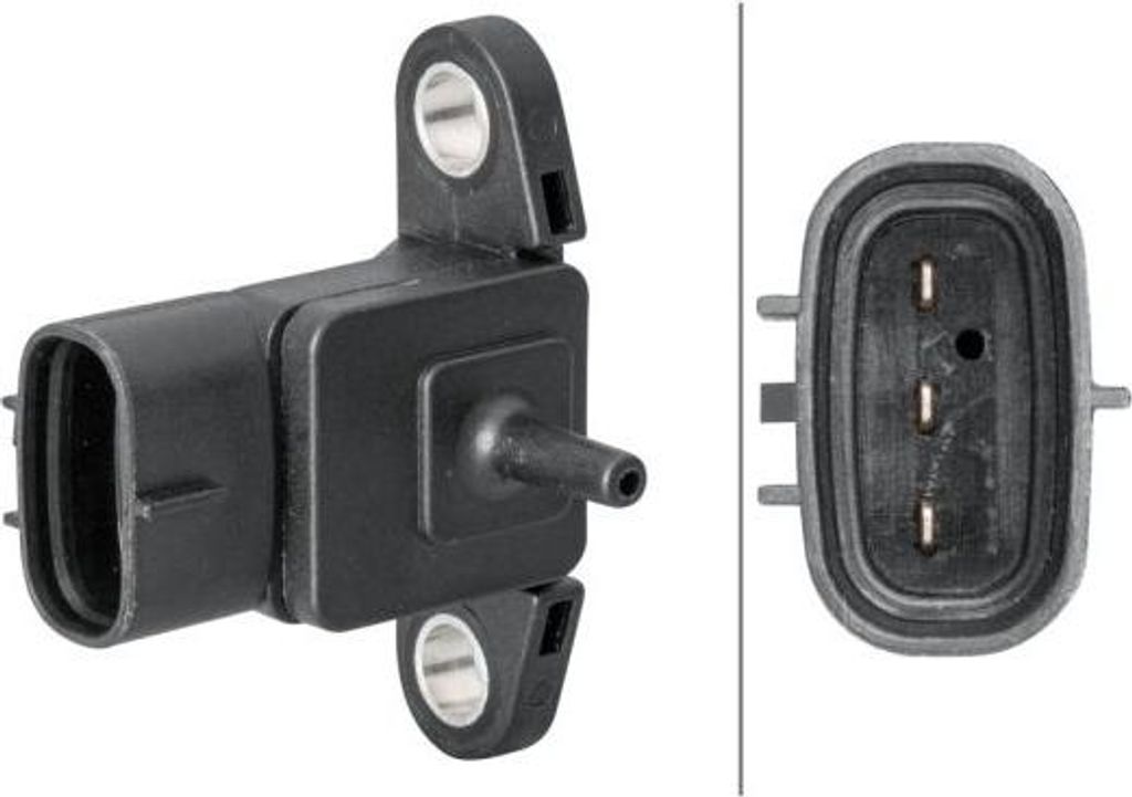 HELLA 6PP 358 152-101 Ladedrucksensor OE 8942126030 kompatibel mit ES, NX, Auris, Avensis, C-HR, Corolla, Prius, RAV 4, Urban Cruiser, Verso, Yaris