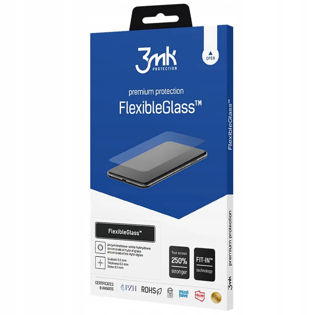 3mk FlexibleGlass iPhone 15 Pro Max - Pellicola Vetro Ibrida 7H - 17