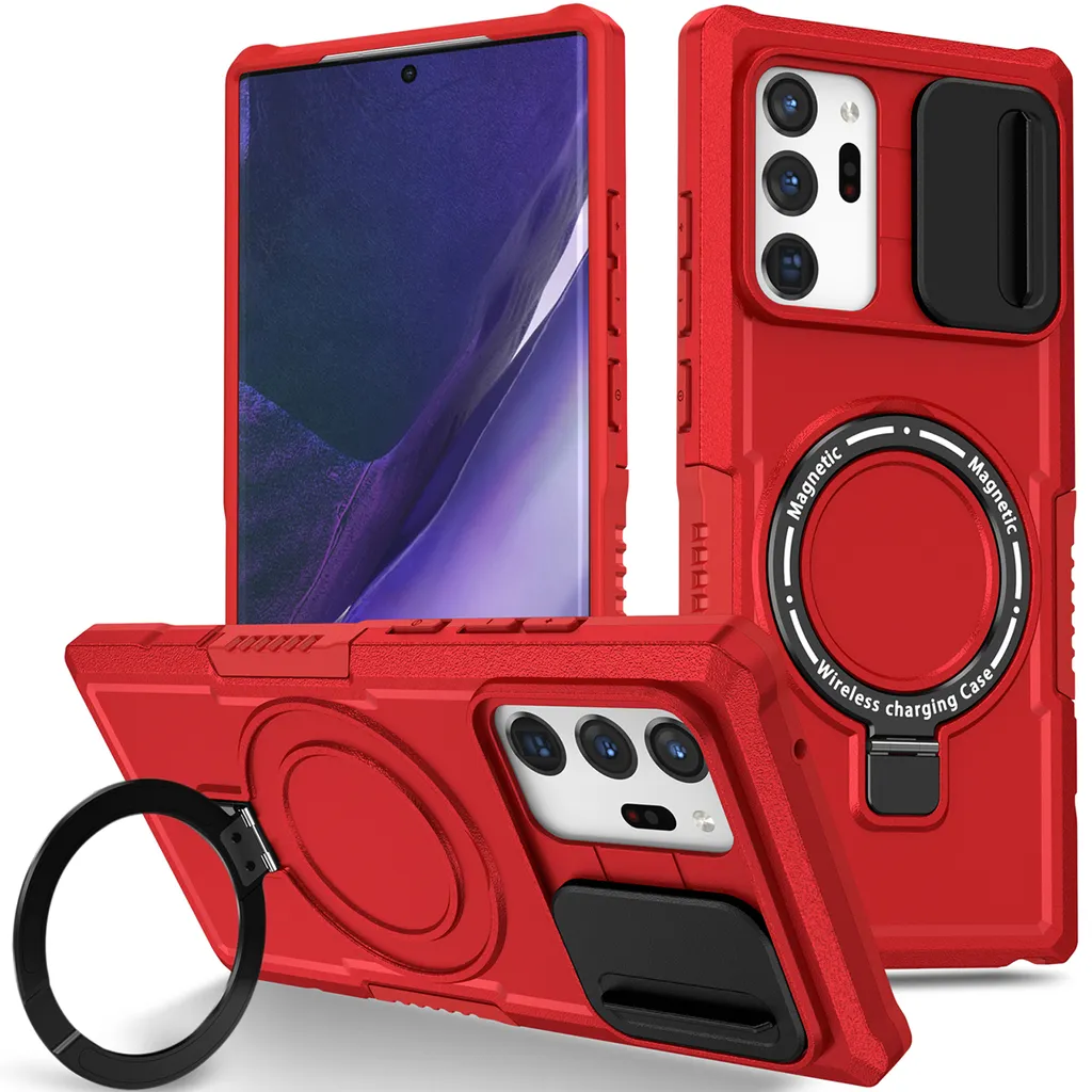 Custodia Antiurto Note 20 Ultra 5G MagSafe Rossa | Sicurezza Totale