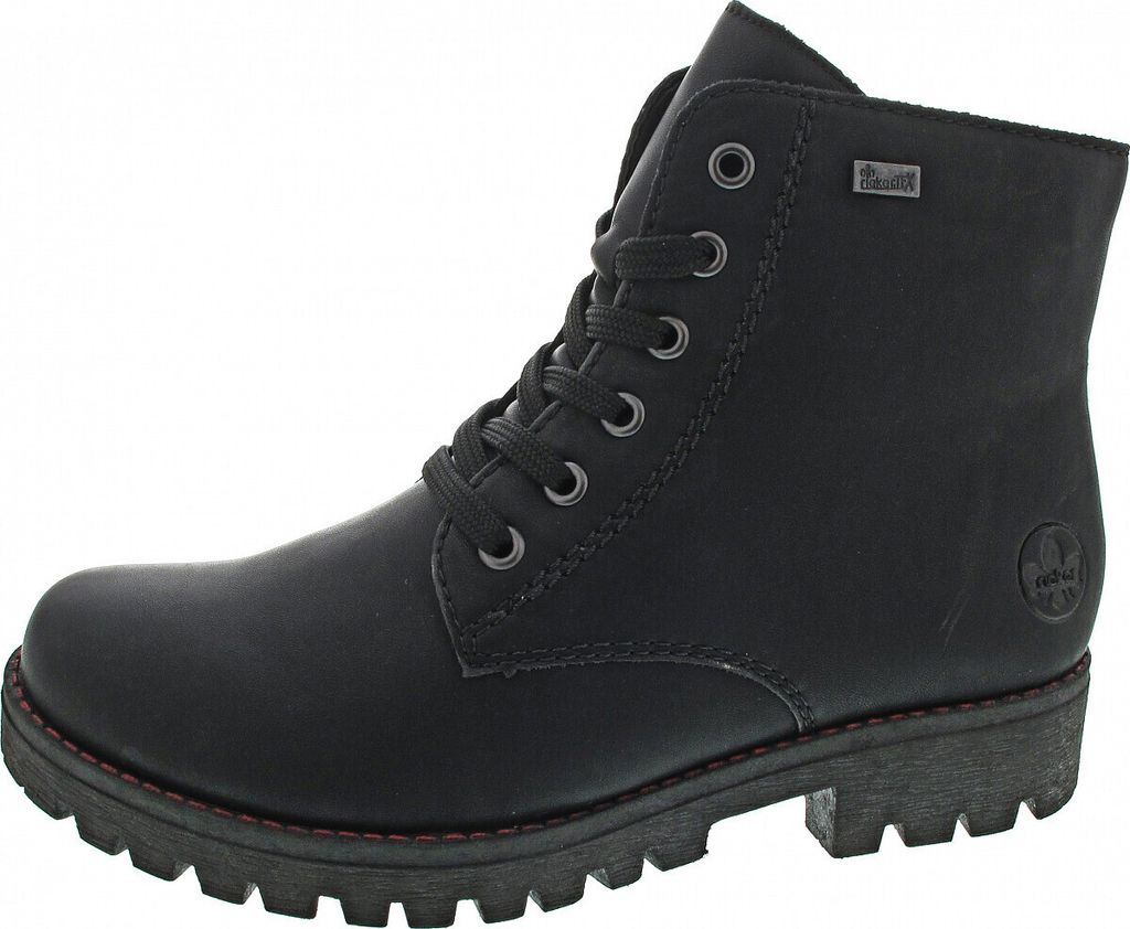 Rieker Schnürstiefel - Tiefschwarz Kunstleder Größe: 39 Produktbild 88
