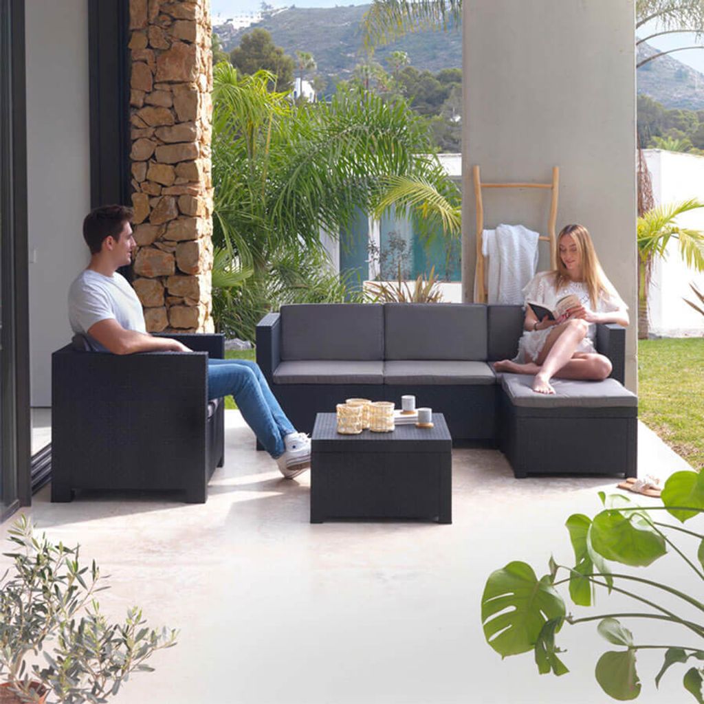 Shaf Gartenmöbel-Set Manhattan - Wetterfeste Gartenlounge Produktbild 