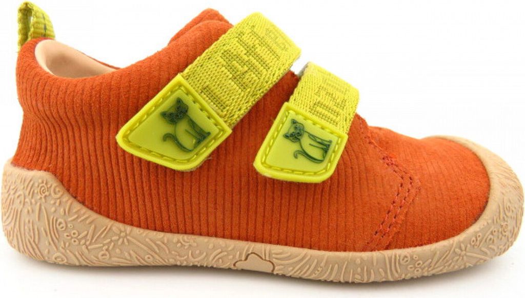 Affenzahn Prewalker Leather Walky Cat Baby - Jungen Klettschuh in Braun, Größe 25