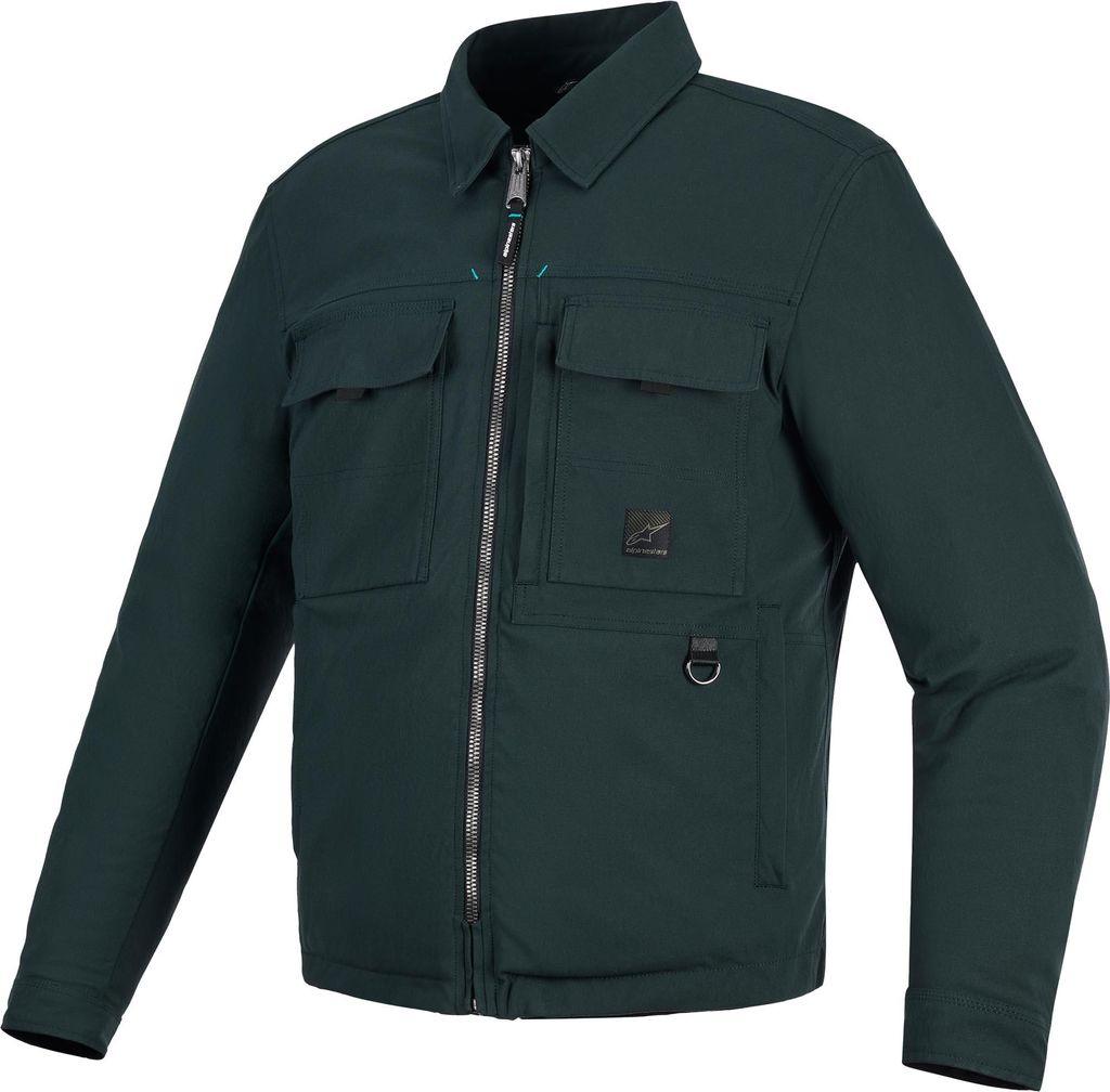 Alpinestars Bryon Motorrad Textil Hemd, grün, 2XL