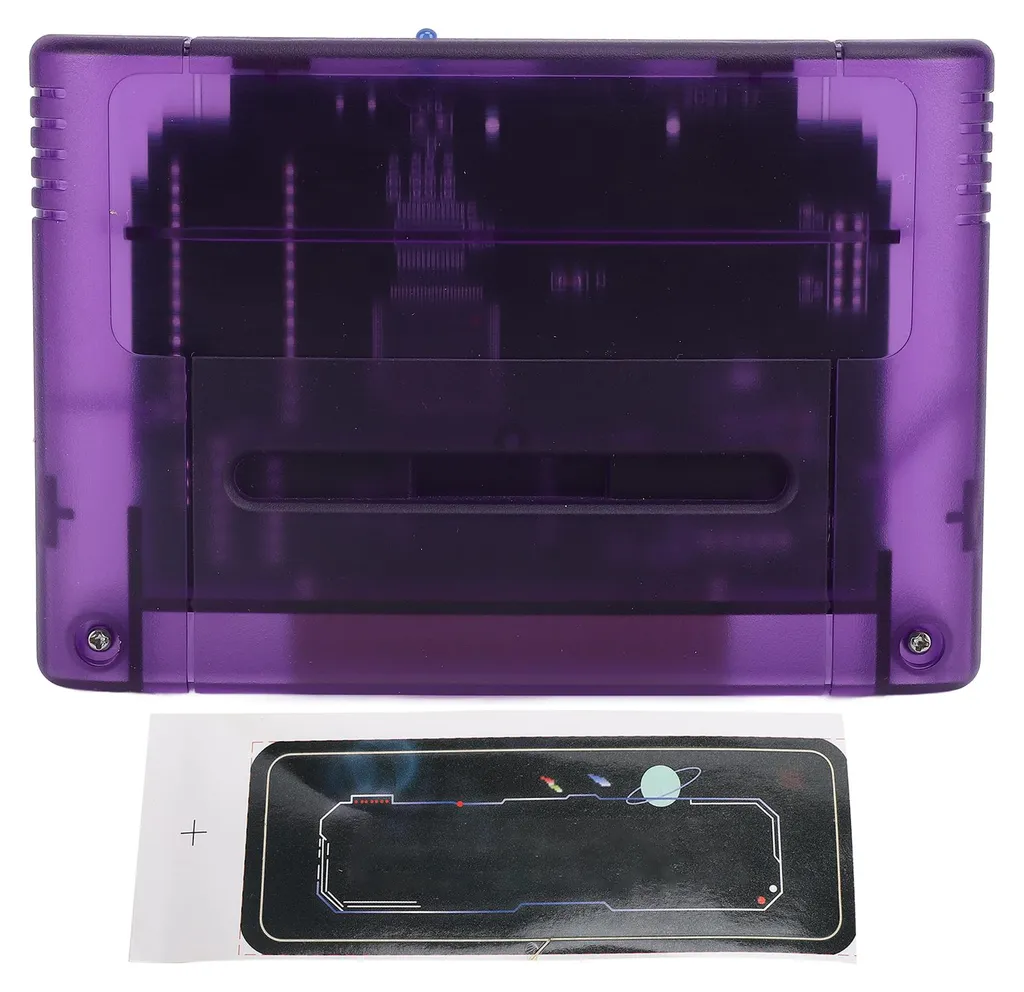 Cartouche SFC 3000 en 1 avec Carte 8 Go Haute Vitesse Violet Transparent