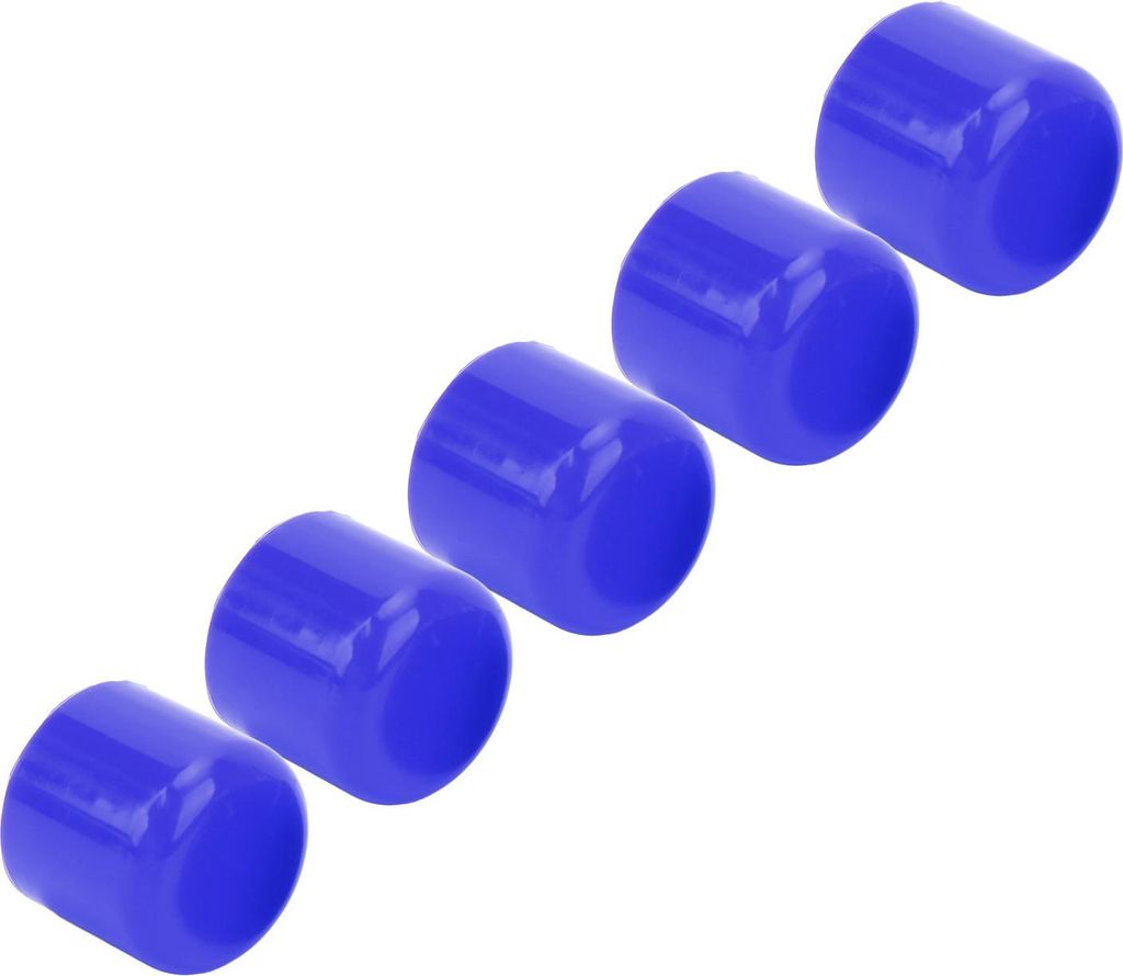 5 Stück Silikon-Vakuumkappe, 32 mm, universell, flexibel, wasserdicht, hitzebeständig, Schlauchstopfen für Auto, Blau