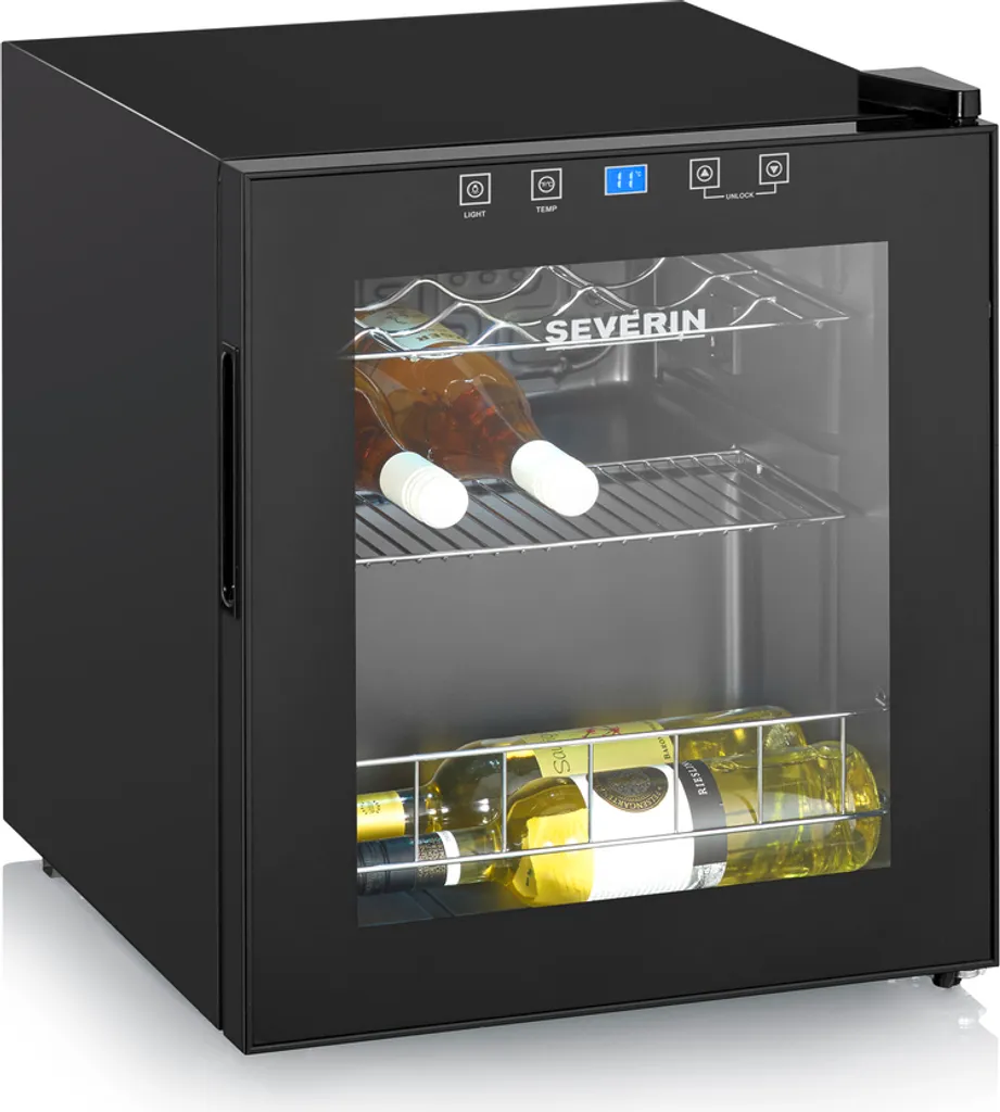 SEVERIN Cave à vin 8907 Noire 15 bouteilles 46L - Conservation Optimale