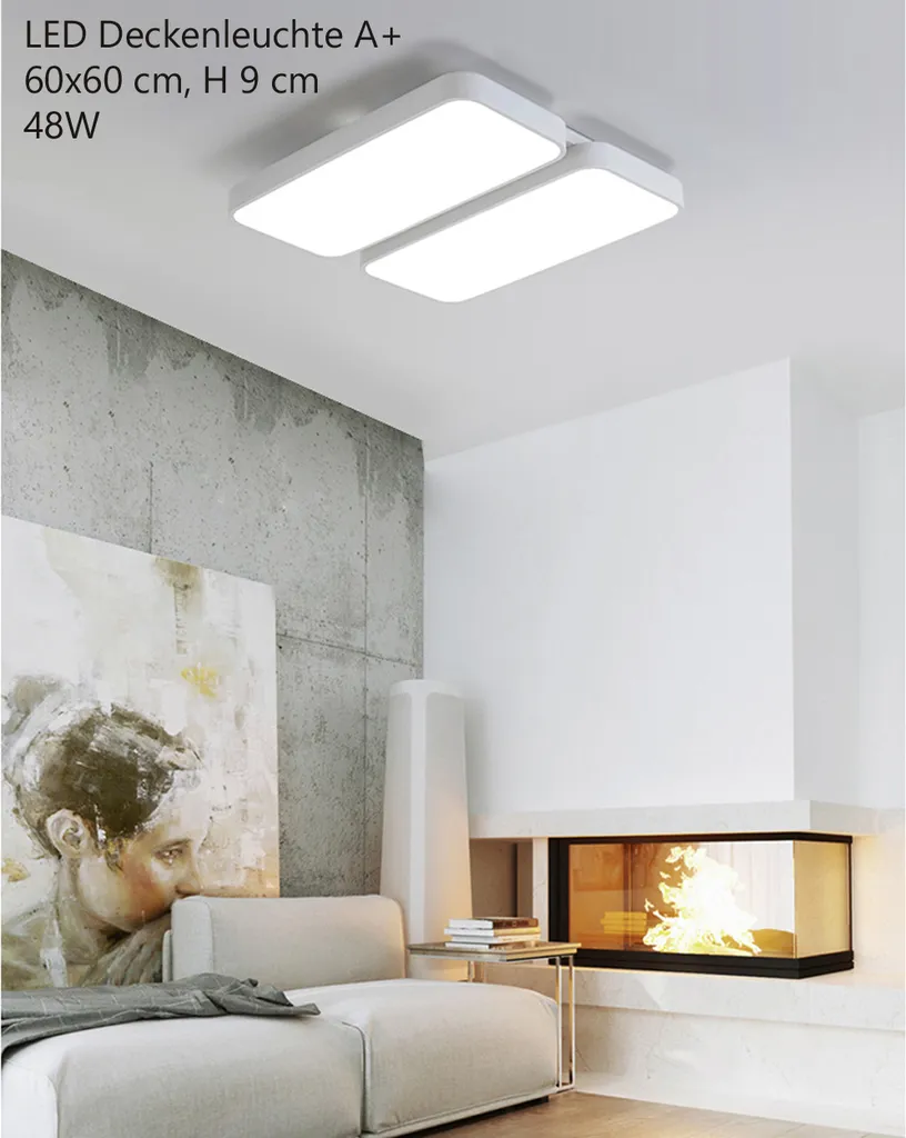 Plafonnier LED Dimmable avec Télécommande 8019WJ - Éclairage Personnalisé
