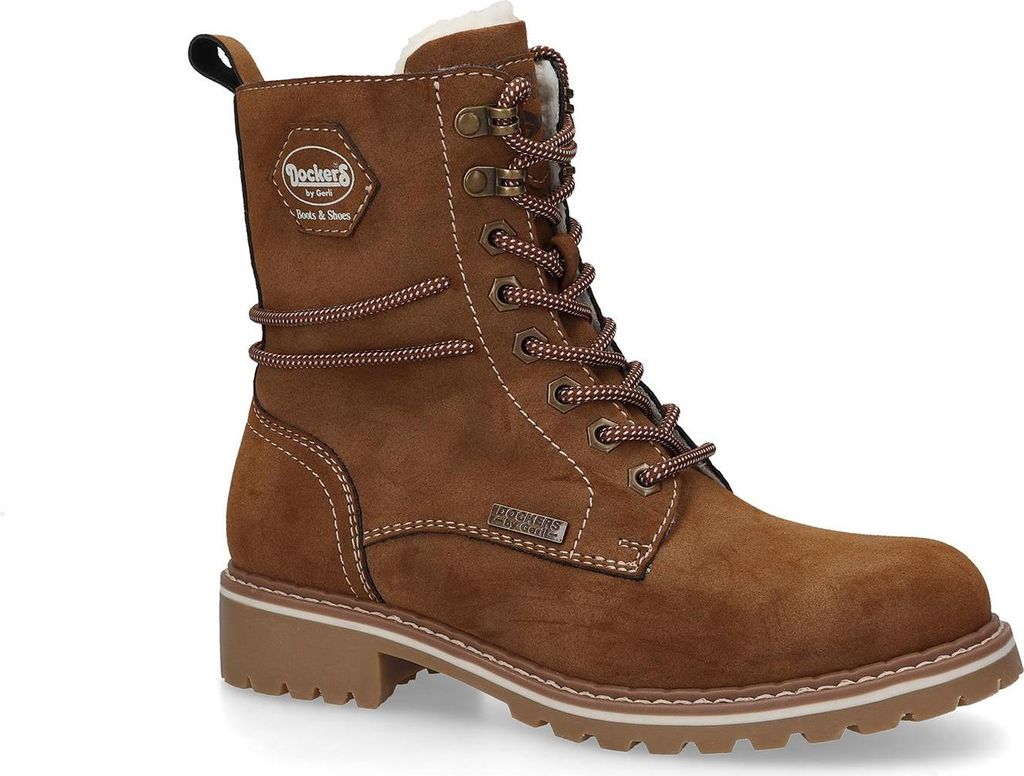 Dockers by Gerli Damen Stiefelette 57AA303-810-300 braun Boots, Schuhgröße:40 EU