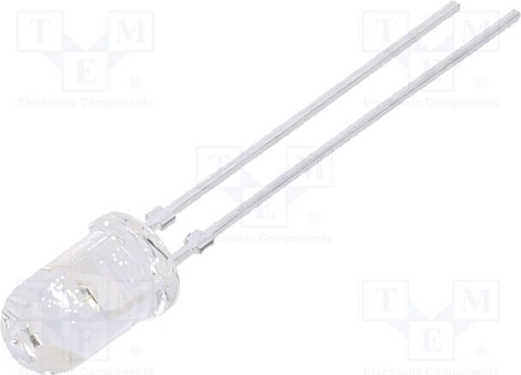 5x IR Sender transparent T-1 3/4 5mm 24° 875nm 24mW THT 100mA TSHA5500 Infrarot-L