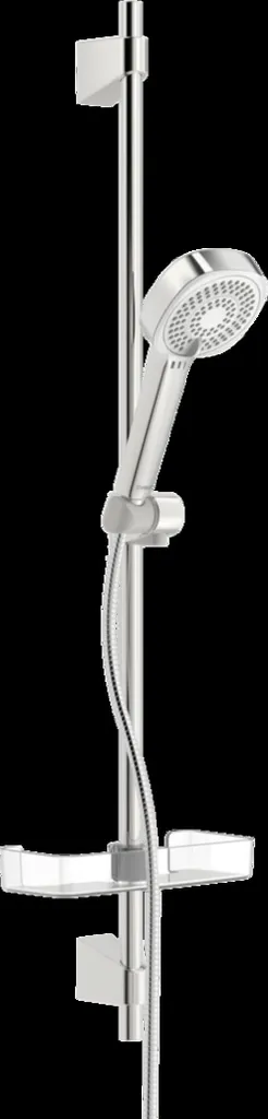 HANSA HANSABASICJET Style Set de douche à barre murale, montage mural, 3 jets, 920 mm, chromé, 44790131, 44790131