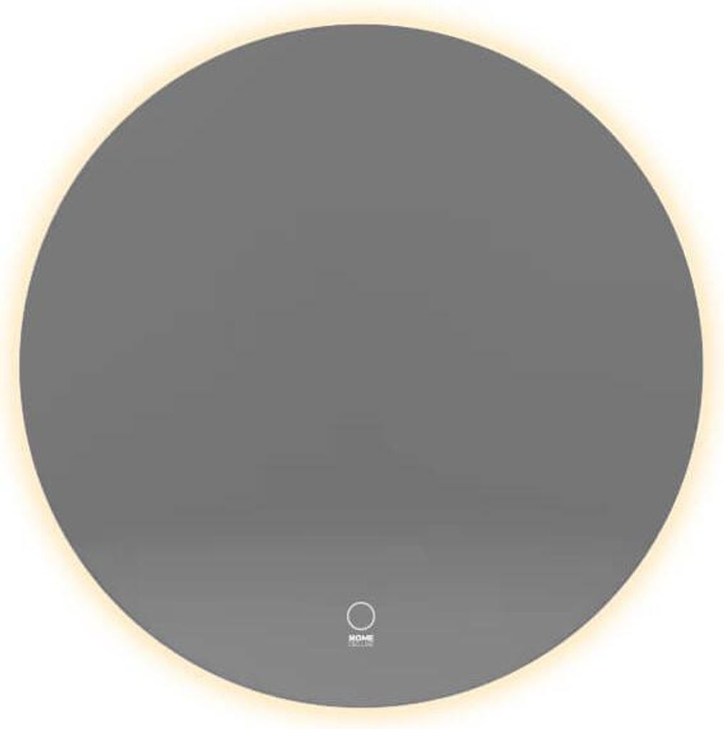 HOME DELUXE - LED-Spiegel SILA - 60 cm - Rund - 3 verschiedene Lichtfarben - Antibeschlagssystem - 38 Watt Gesamtleistung I Wandspiegel Badspiegel ...