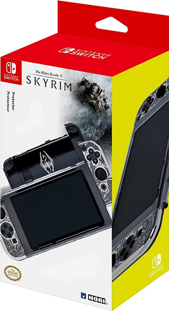 Pellicola Hori Skyrim Edition Nintendo Switch: Protezione Originale HORI