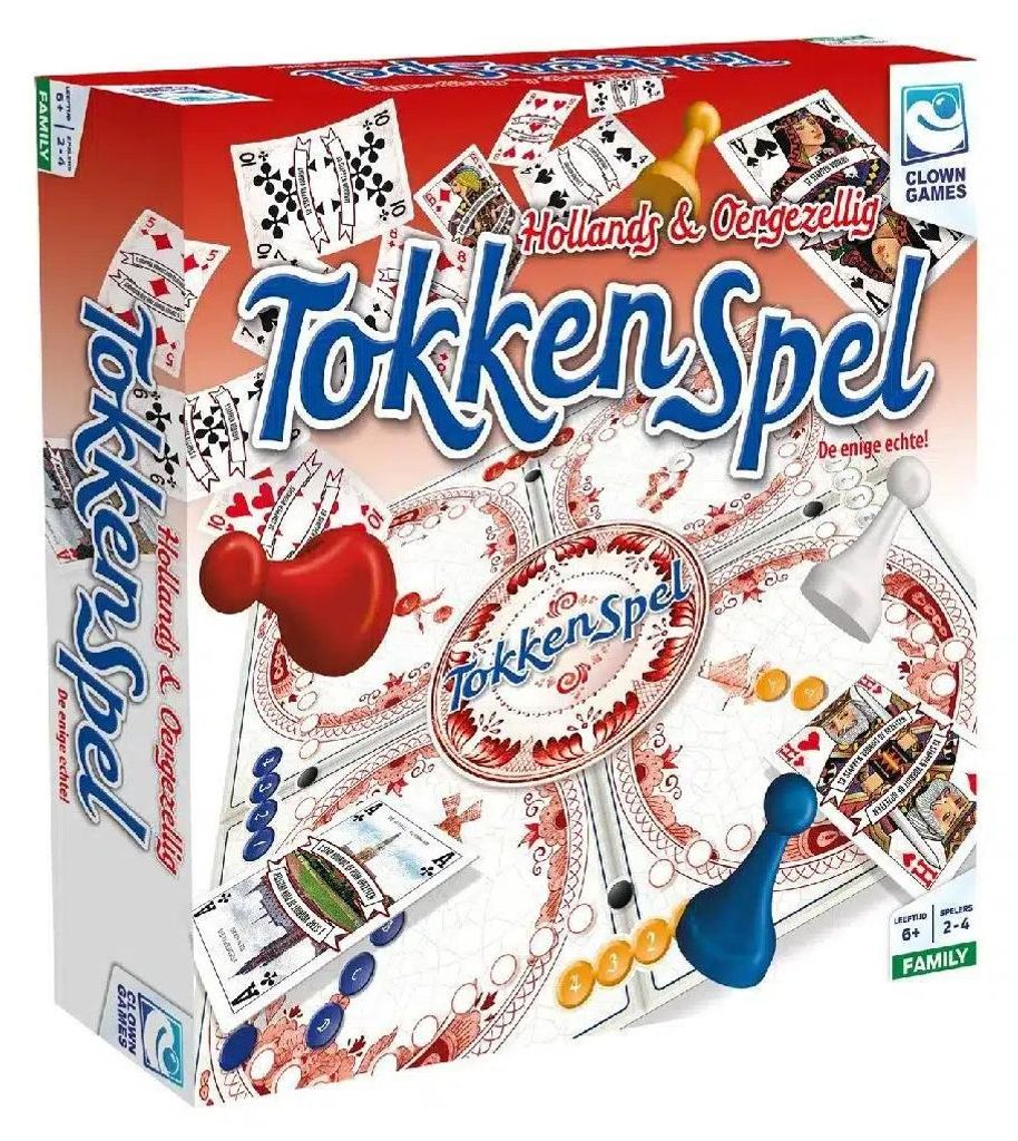 Clown Games Tokkenspel – Brettspiel – 50 x 50 cm