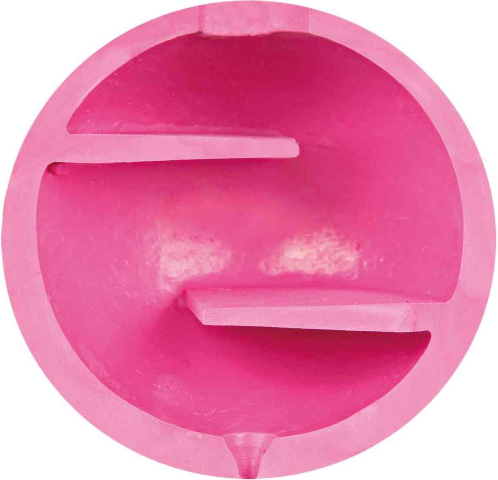 TRIXIE Robustes Hundespielzeug Snackball, aus Gummi – grün, Produktbild 