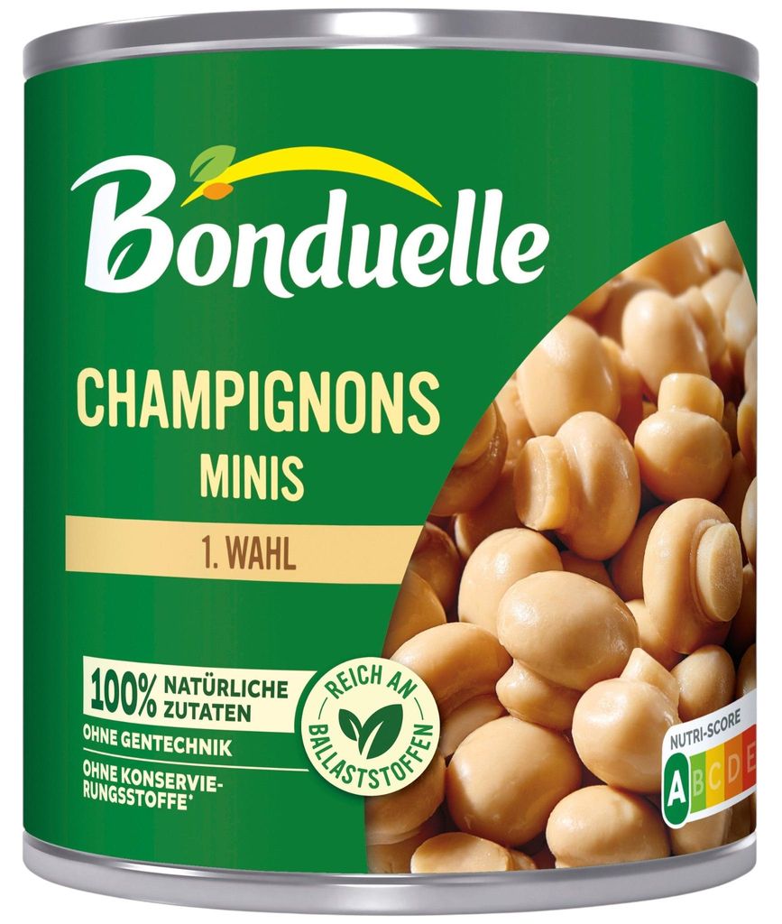 Bonduelle Champignons Minis 1. Wahl 12 x 115g Produktbild 
