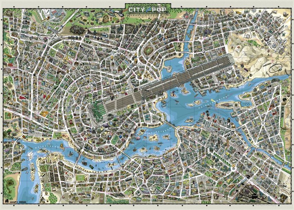 Heye City of Pop, 2000 stuks, kaarten Productafbeelding 