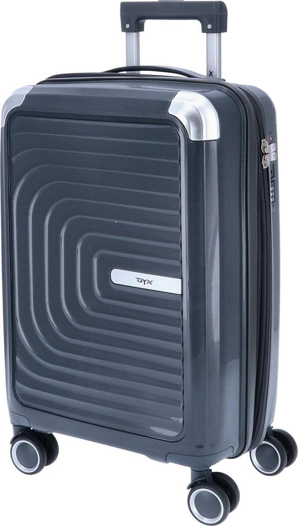 DYX 4 Rollen Trolley S 56 cm Barcelona grau : grau Farbe vom Hersteller: grau