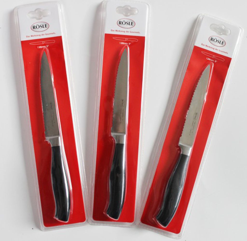 3 coltelli RÖSLE 128 mm Coltello da cucina Coltello Immagine del prodotto 