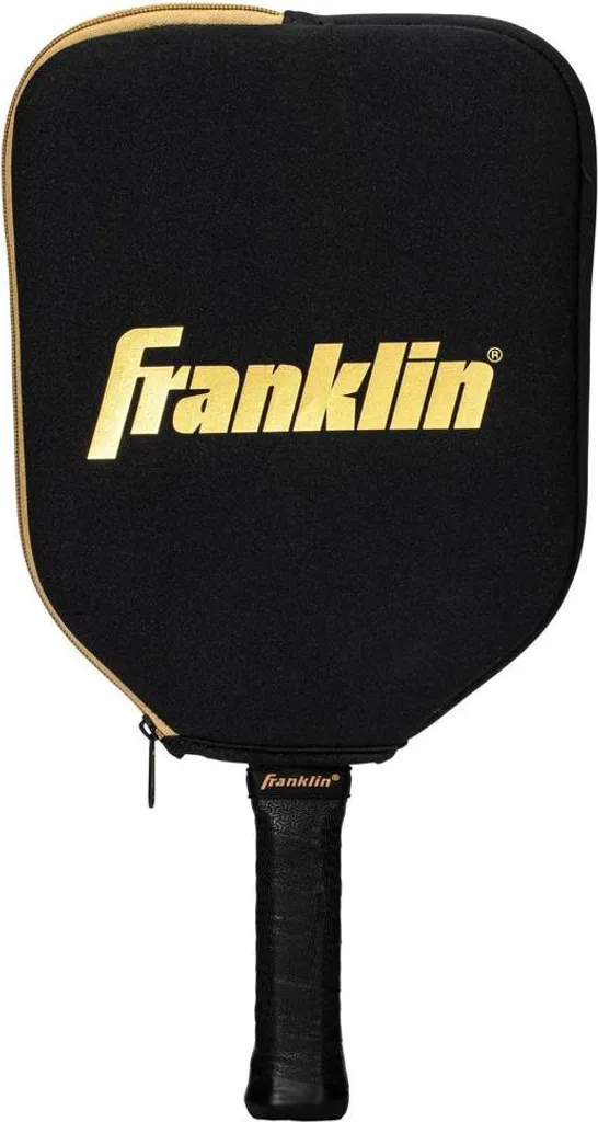 Housse Pickleball Universelle Néoprène Noir et Or - Protection Durable