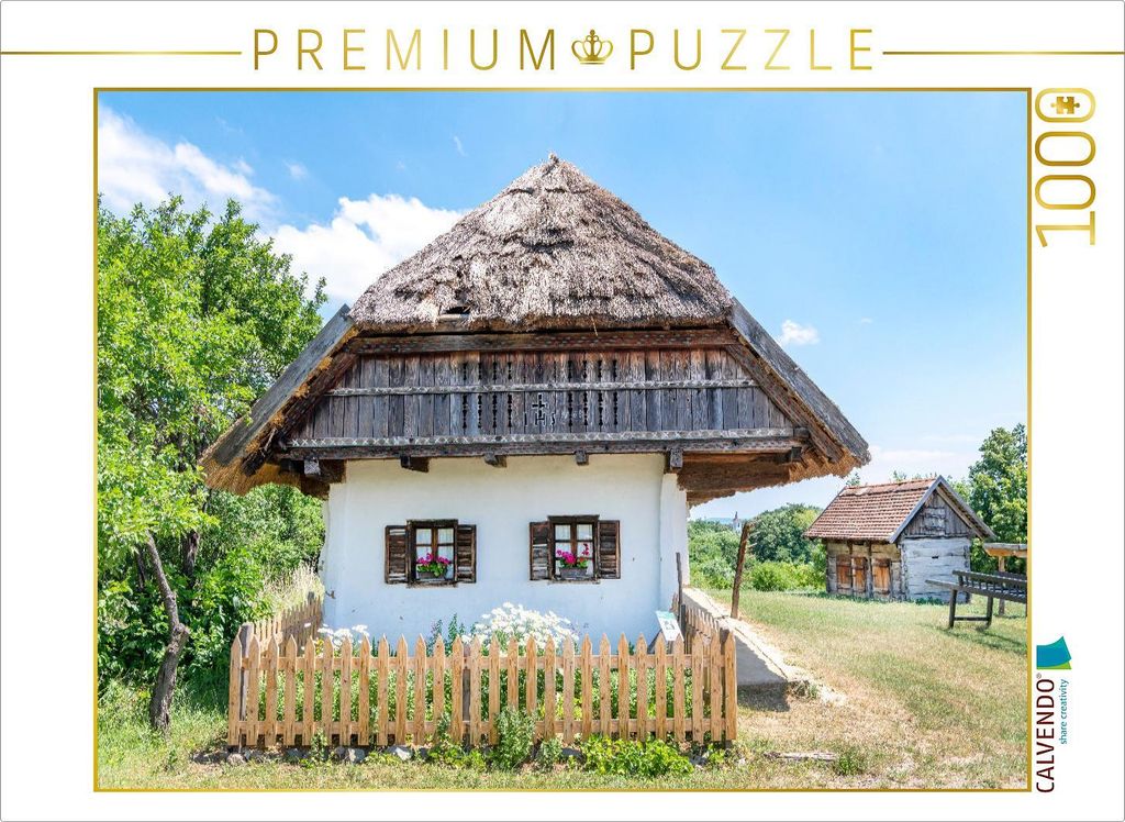 CALVENDO Puzzle Ein Motiv aus dem Kalender Das alte Ungarn | 1000 Teile Lege-Größe 64x48cm Foto-Puzzle für glückliche Stunden