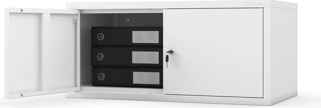 Modulo Aggiuntivo Armadio Metallo 80x40x38 cm Bianco Schedario