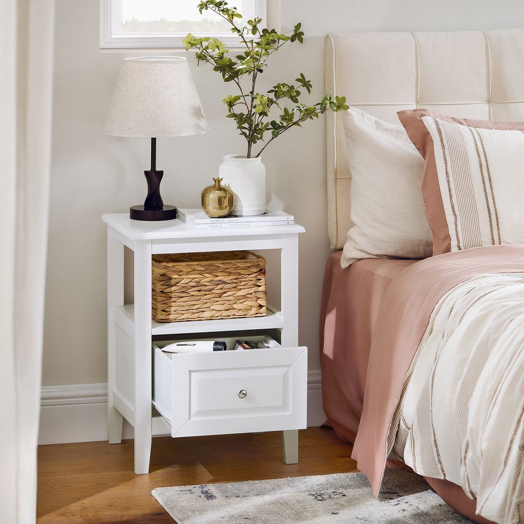 SoBuy Nachttisch Boxspringbett Beistelltisch schmal