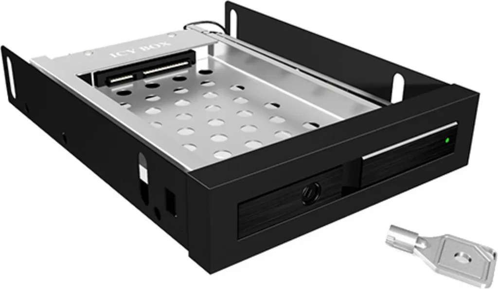 Icy Box IB-2217StS Plateau de Stockage 3,5 pouces avec Verrouillage