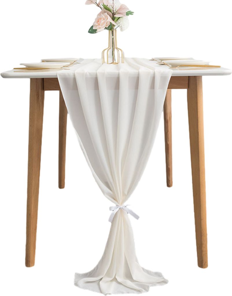 Tischläufer 70 x 300 cm für Hochzeit, Geburtstag, Party