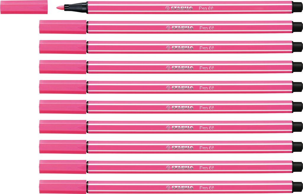 Premium-Filzstift - STABILO Pen 68 - 10er Pack - erika