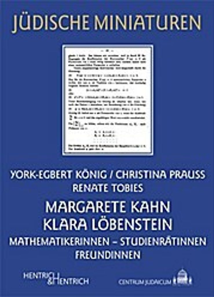 Margarete Kahn und Klara Löbenstein