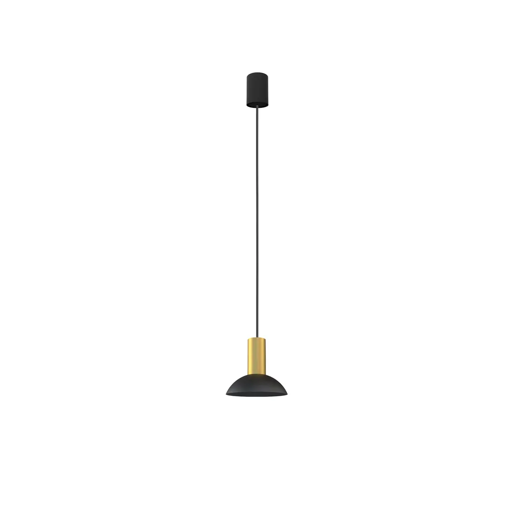 Comment Éclairer un Plafond Haut ? Lustre HERMANOS 130cm Laiton Noir GU10