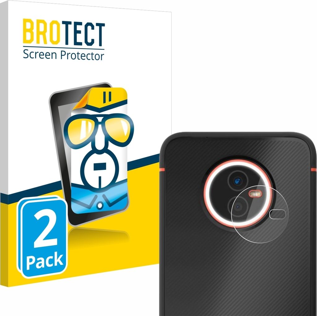 2x Für Gigaset GX4 / GX4 Pro (NUR Kameraschutz) Schutzfolie BROTECT Displayschutz Display Schutz Folie Klar Transparent