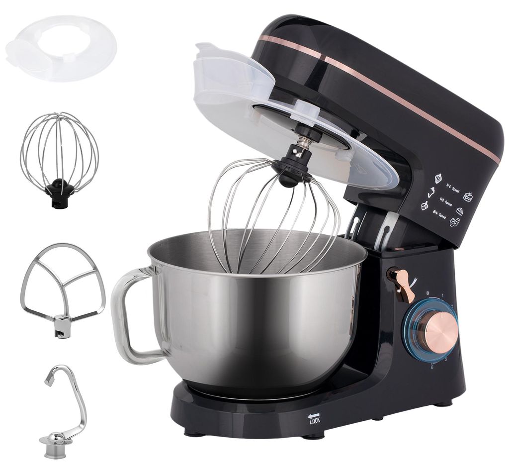 Kuchyňský robot HOMCOM 1400 W, 6+P rychlostí, hnětací Obrázek produktu 