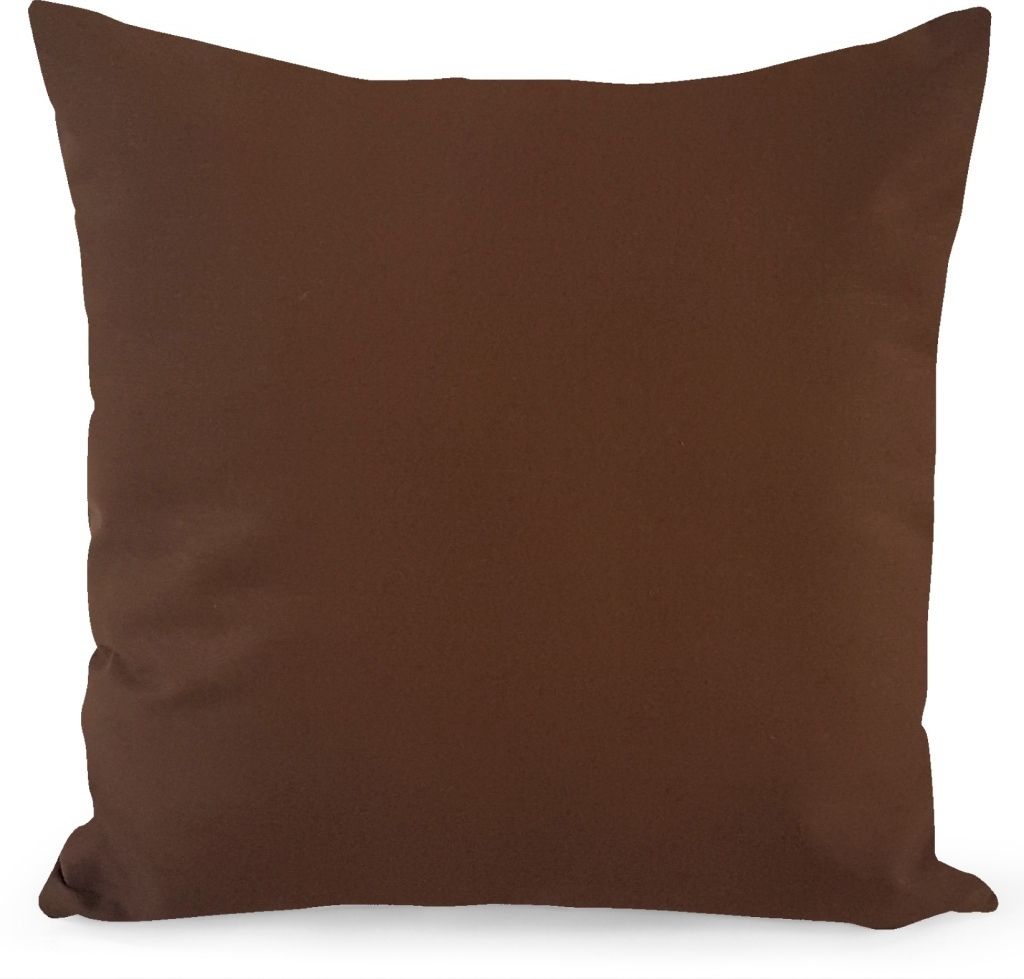 Kissenbezug 100% Baumwolle Kissenhülle Kissenbezüge 40x40 cm Dekokissen 1x Bezug JME-16 Schokolade