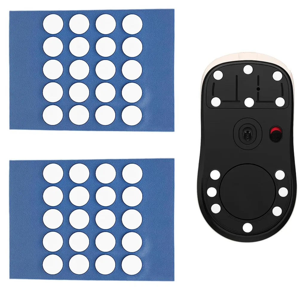 Pieds de Souris en PTFE Blanc pour Logitech G Pro Wireless - 40 Pièces