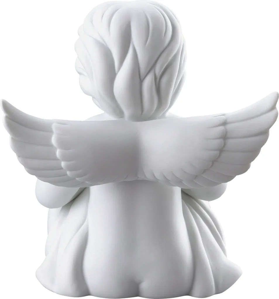 Objet Déco Design Ange Rosenthal en Porcelaine Blanche Mate sans Reflet