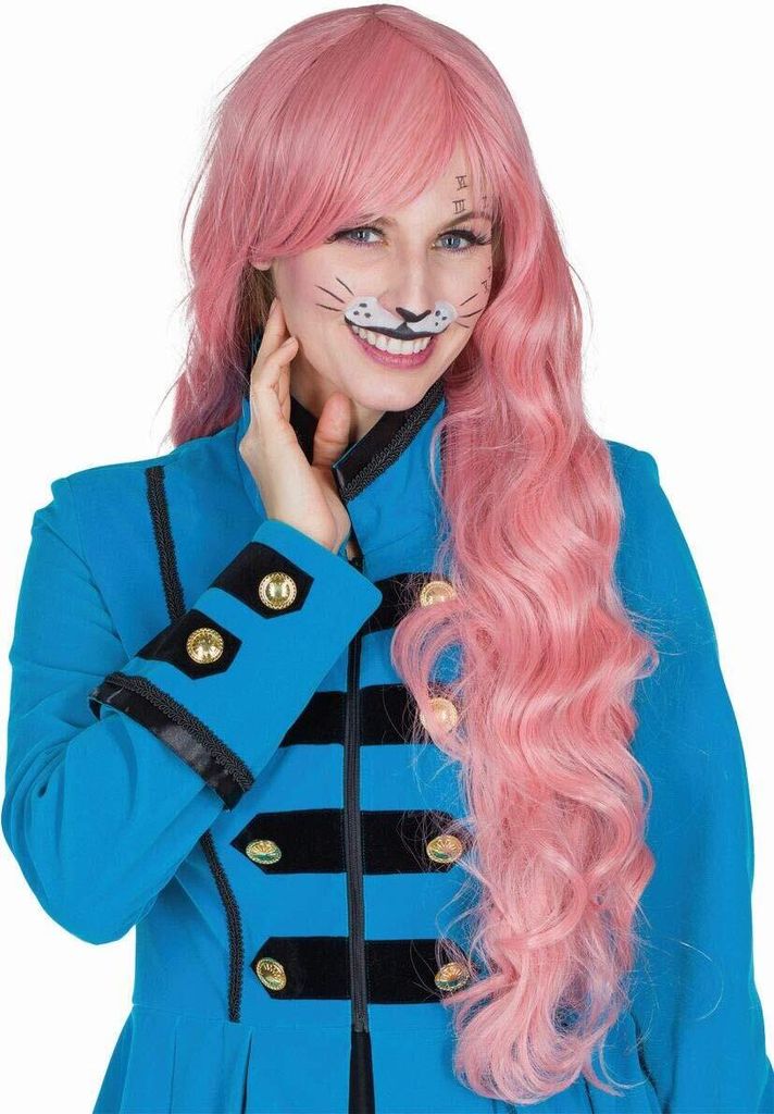 Damen Perücke (Novalee - Dunkel-Rosa) Produktbild 