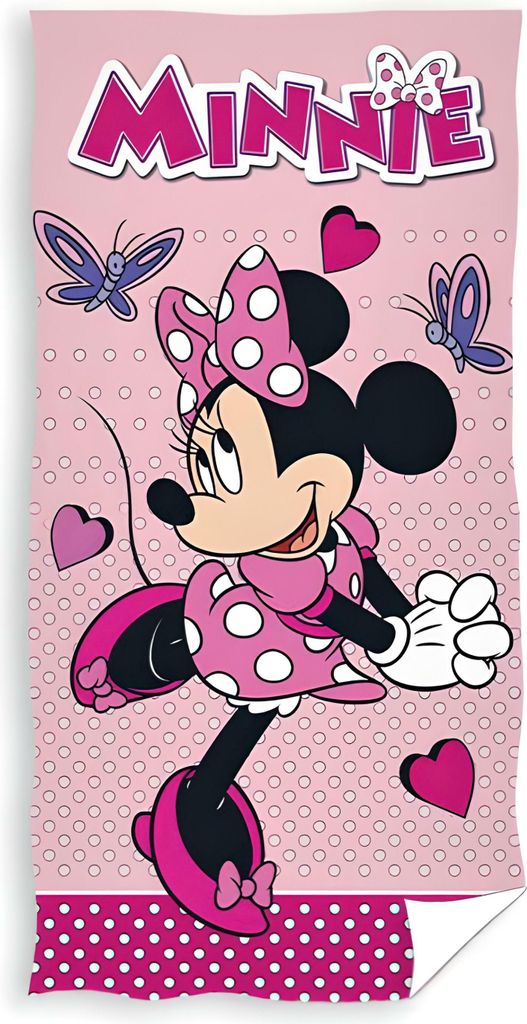 Babyhandtuch Minnie Miss in Love