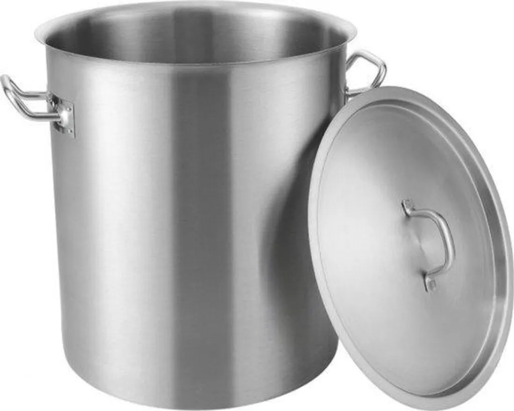 Marmite induction 39,7 L inox avec fond thermo-diffuseur haute qualité
